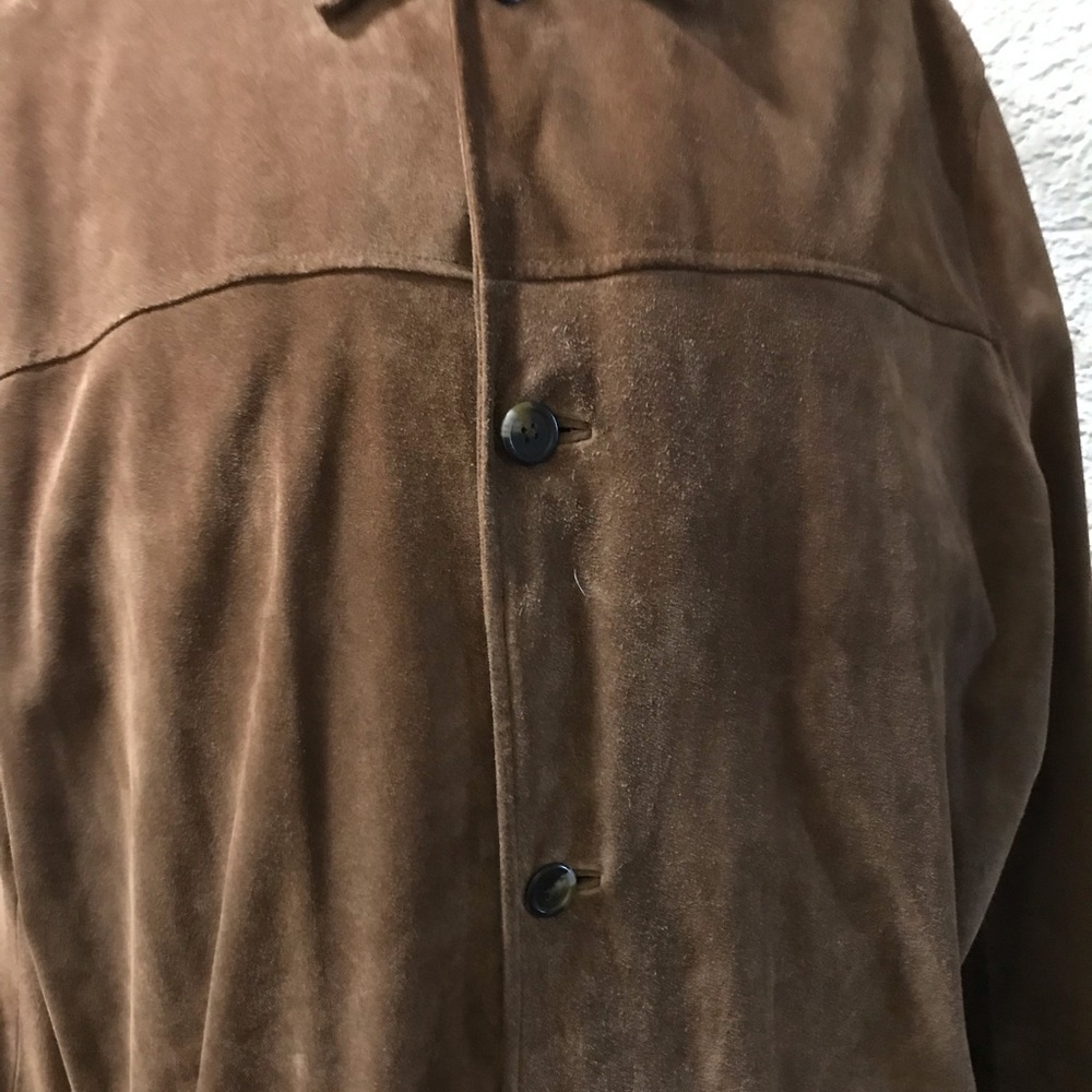 Men’s  Brooks Brothers Suede Jacket In Natural